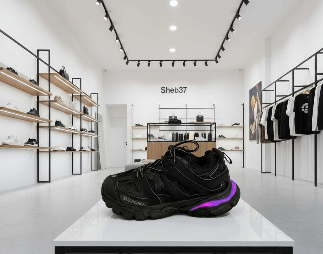 Balenciaga Track with Led light ‘Black’