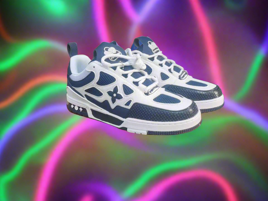 LV Skate Sneakers Navy Blue