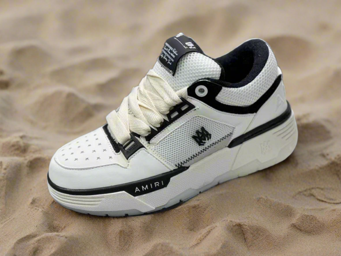 AMIRI white with black line