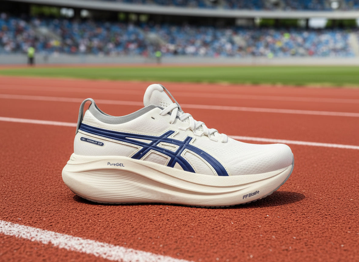 ASICS GEL-NIMBUS 27 ATC ‘BIRCH/INDIGO BLUE’